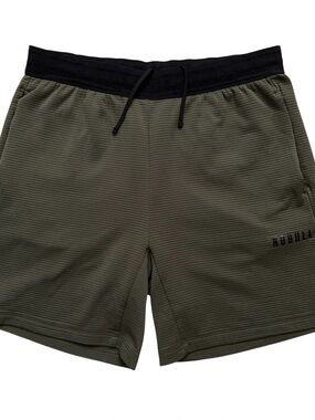 Nobull Mesh Training Shorts Mens Size M Drawstring Gym Running Army Green